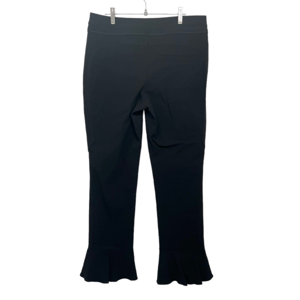 Isabel Marant Hunter Black Ruffle Hem Pants 44 - Picture 8 of 12